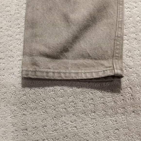 Vintage Levi's 550 Relaxed Fit Straight Leg Olive Green Jeans Mens Sz 36×30 USA - Picture 13 of 14